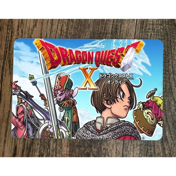 Dragon Quest 10 X 8x12 Metal Wall Sign Video Game Poster‎ - Picture 1 of 1